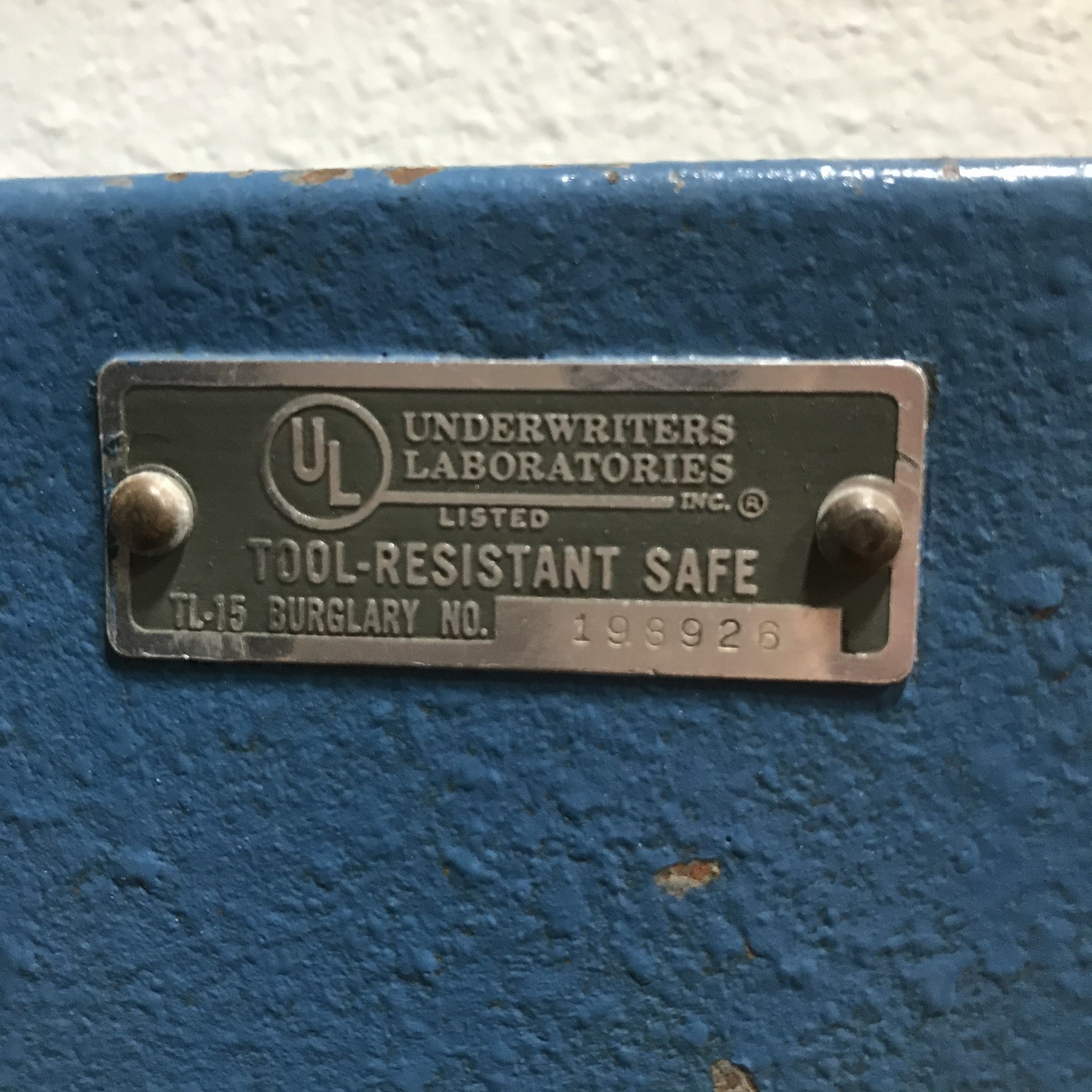 Major Safe Tl-15 2018 Used Safes 